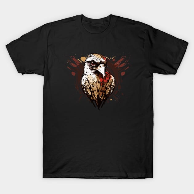 Graffiti Paint Falcon Bird Creative T-Shirt by Cubebox